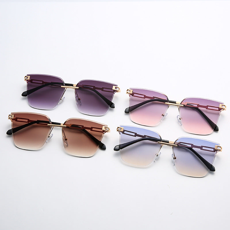 SHD DATES – Frameless Gradient Metal Sunglasses