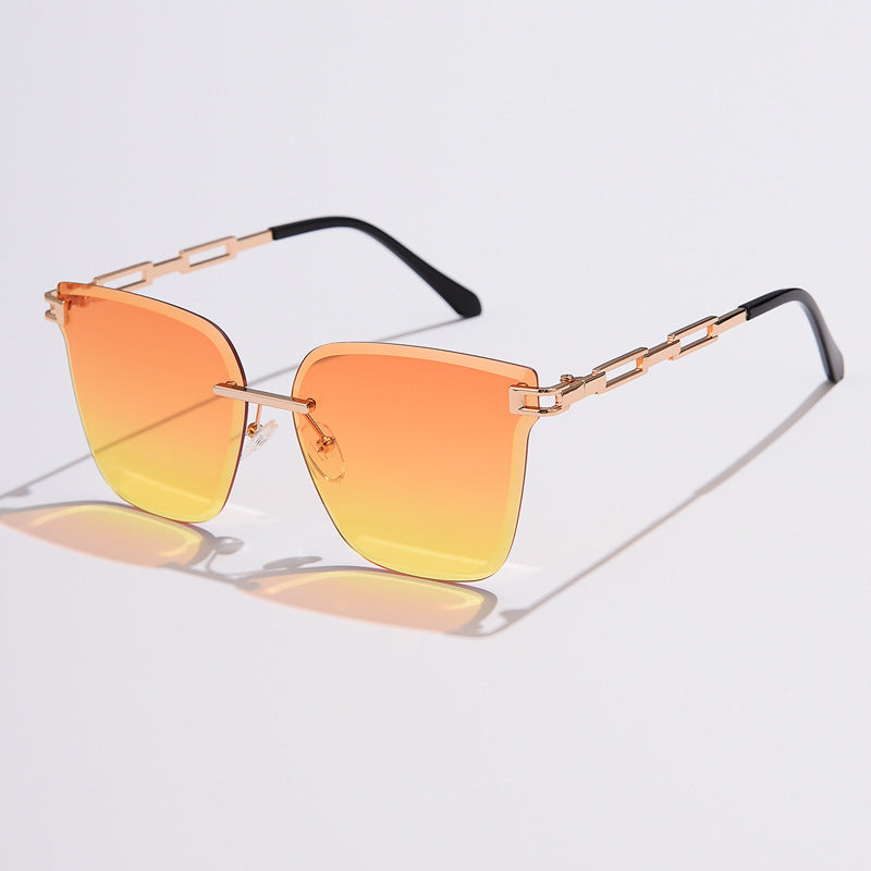SHD DATES – Frameless Gradient Metal Sunglasses