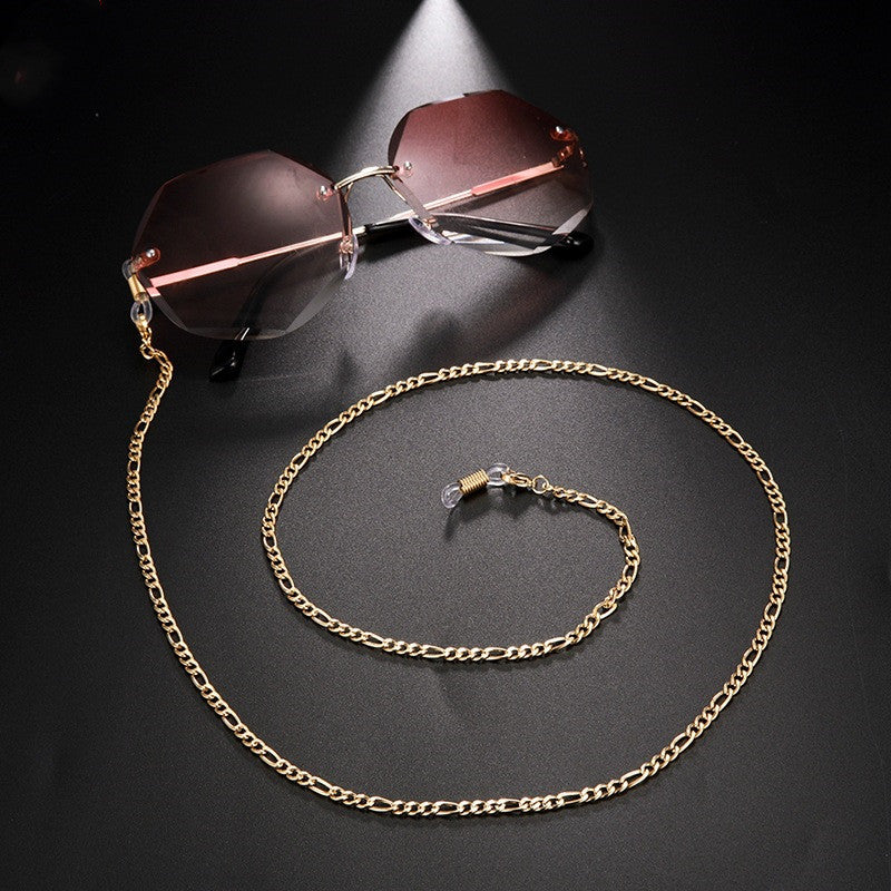 Metallic Fashion Lobster Clasp Mask Eyewear Chain