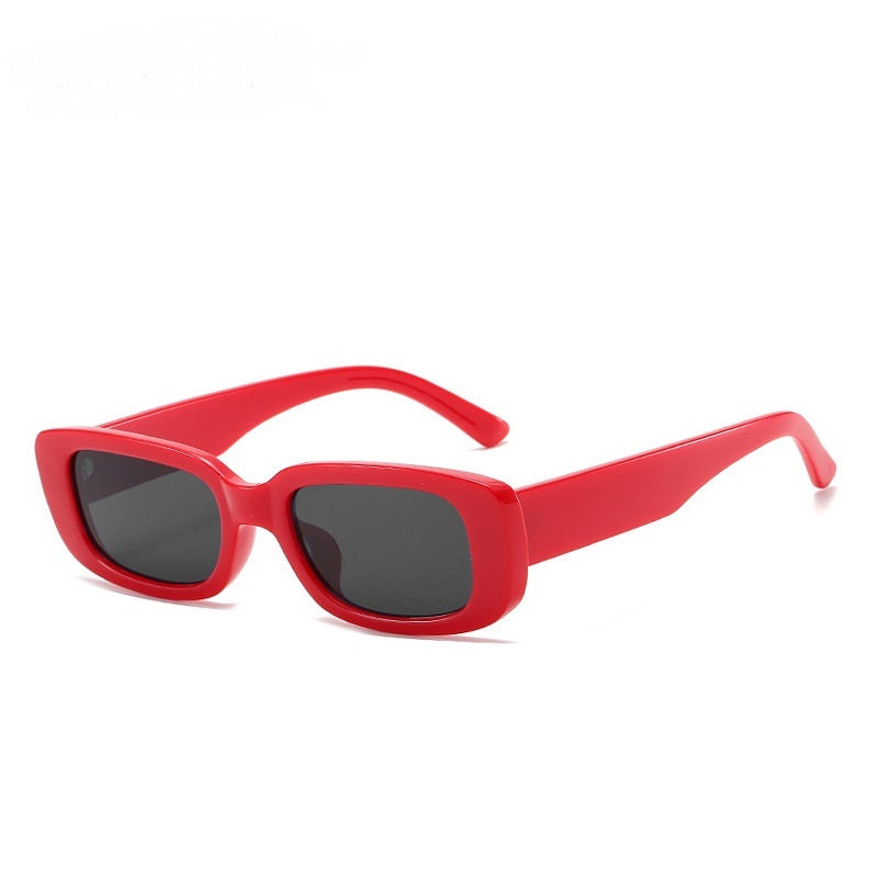 Translucent Thick Frame Sunglasses