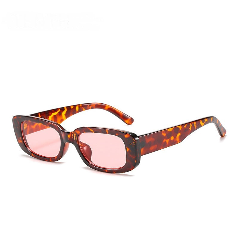 Translucent Thick Frame Sunglasses