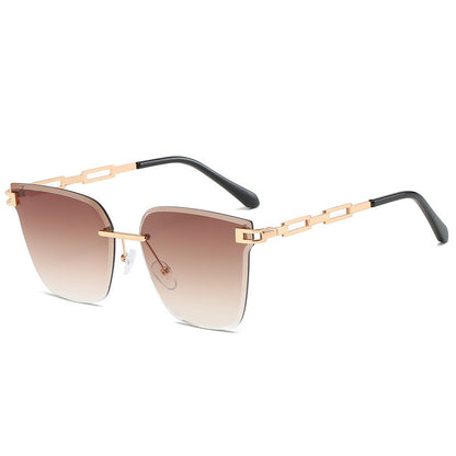 SHD DATES – Frameless Gradient Metal Sunglasses