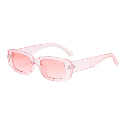 Translucent Thick Frame Sunglasses