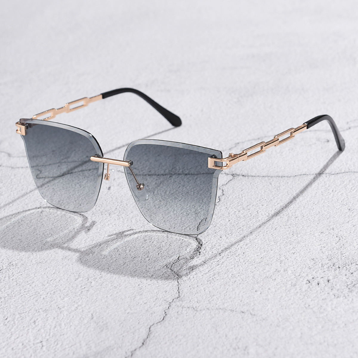 SHD DATES – Frameless Gradient Metal Sunglasses