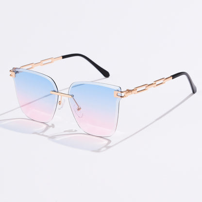 SHD DATES – Frameless Gradient Metal Sunglasses