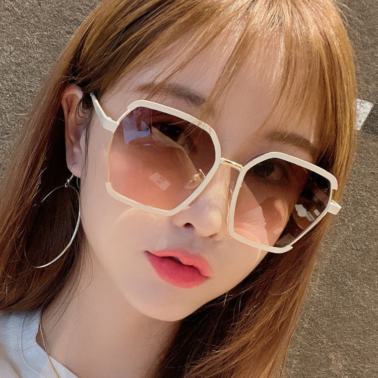 Ins Vintage Half-Frame Sunglasses