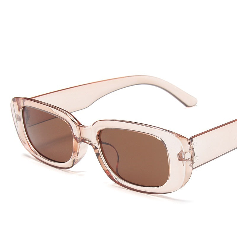 Translucent Thick Frame Sunglasses